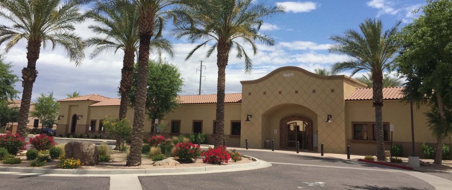 Health Plaza Entrance for Arizona Allergy and Asthma Specialists